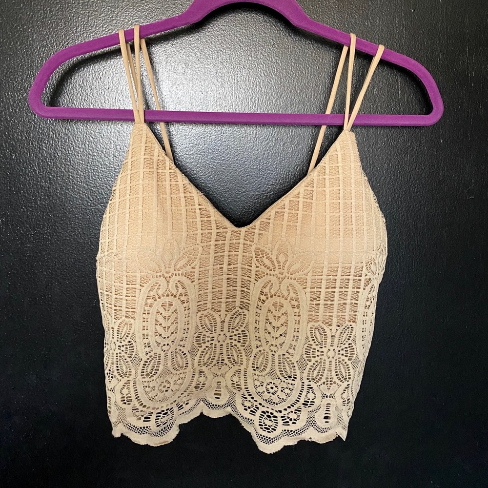 Lace Cropped Tank
